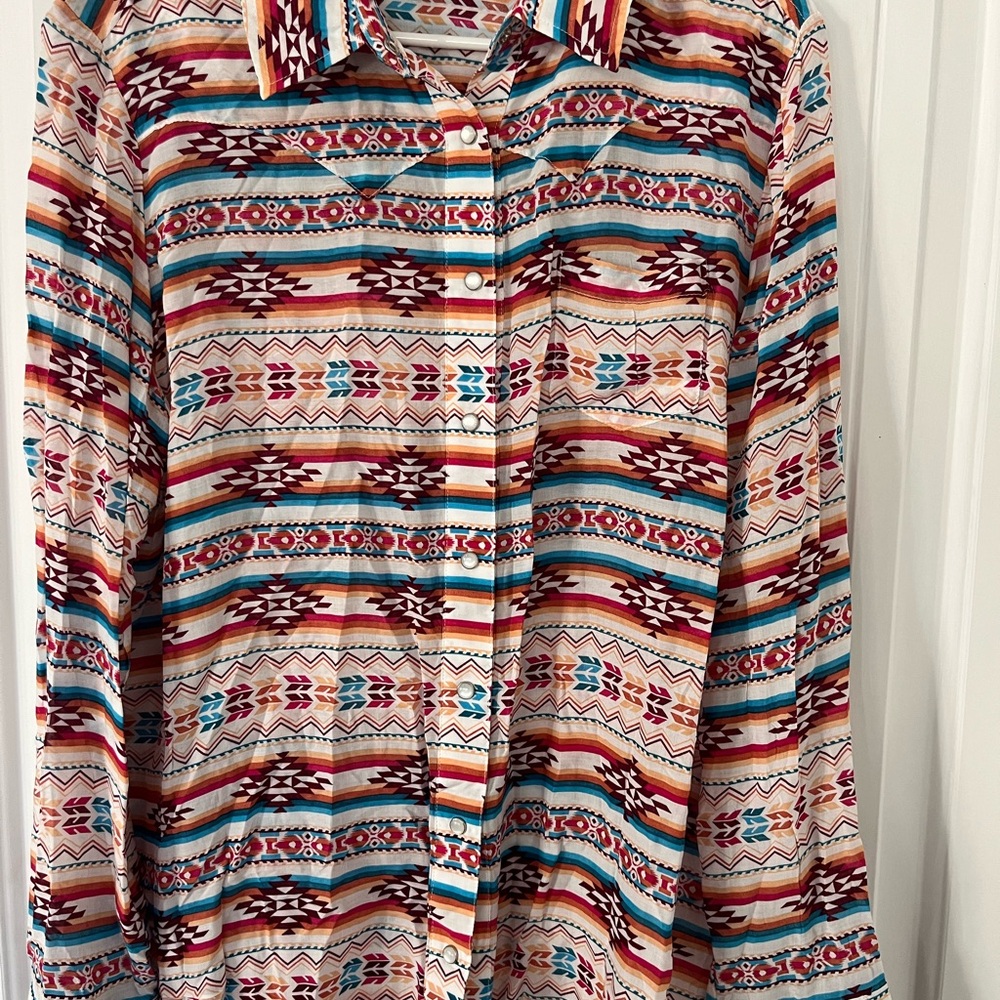 Stetson Striped Button-Up Shirt